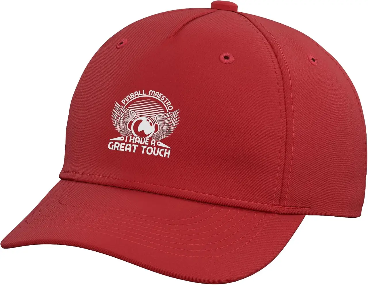 Pinball Maestro Ich Habe einen tollen Touch-Flipper Ich Adjustable Baseball Hat