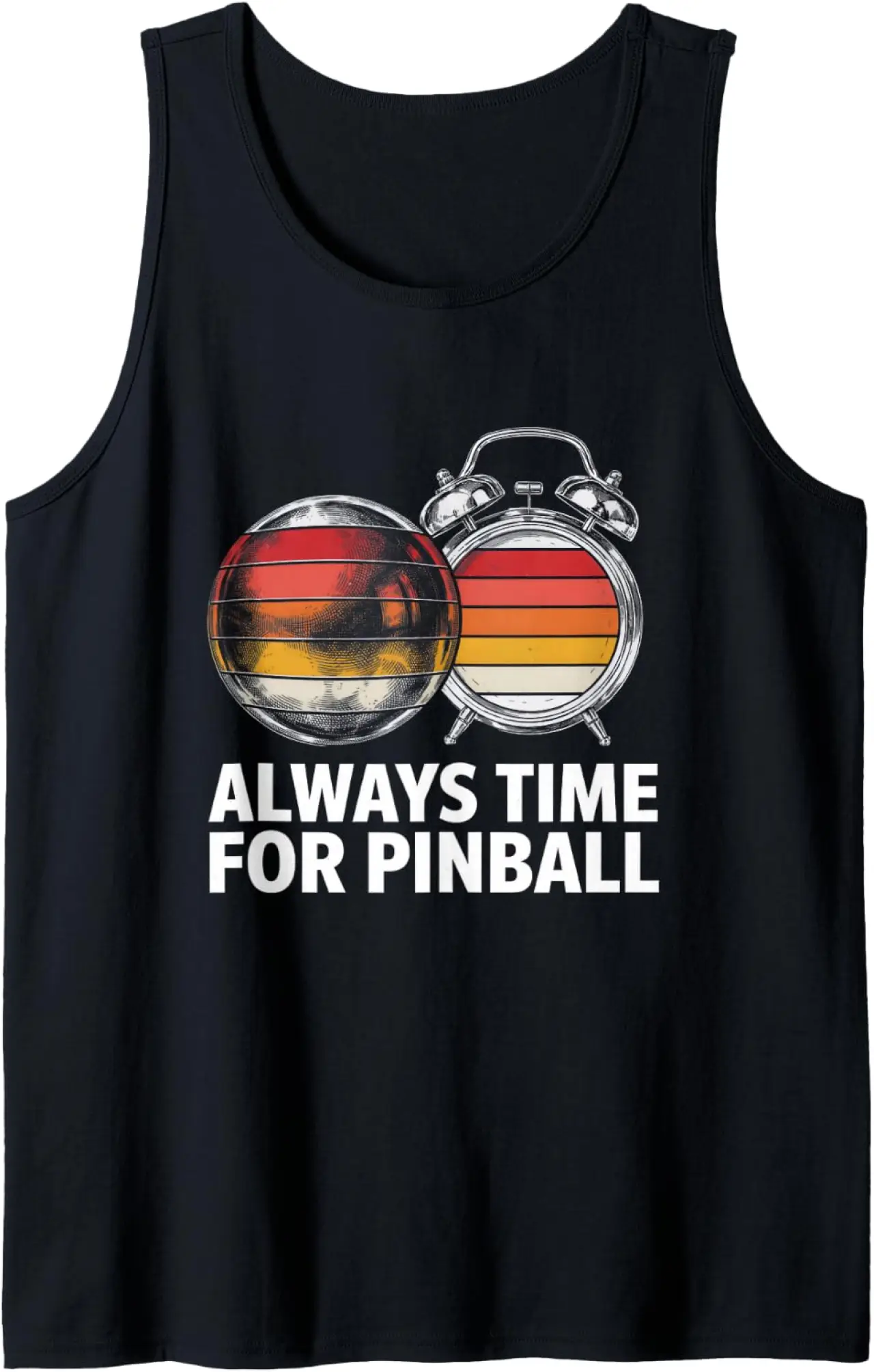 Pinball Player Retro Tank Top