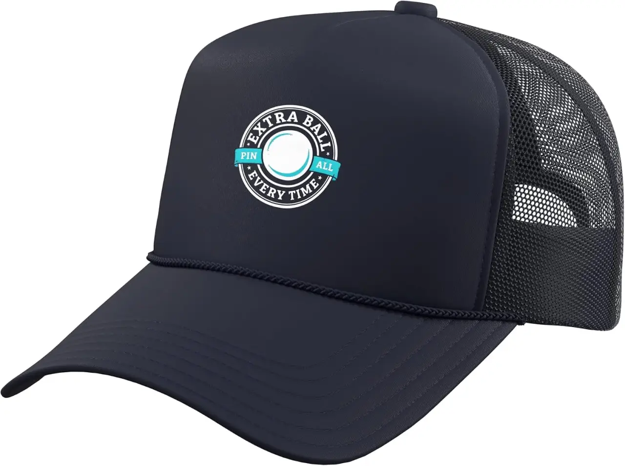 Pinball Player Retro Trucker Hat with Adjustable Mesh Back