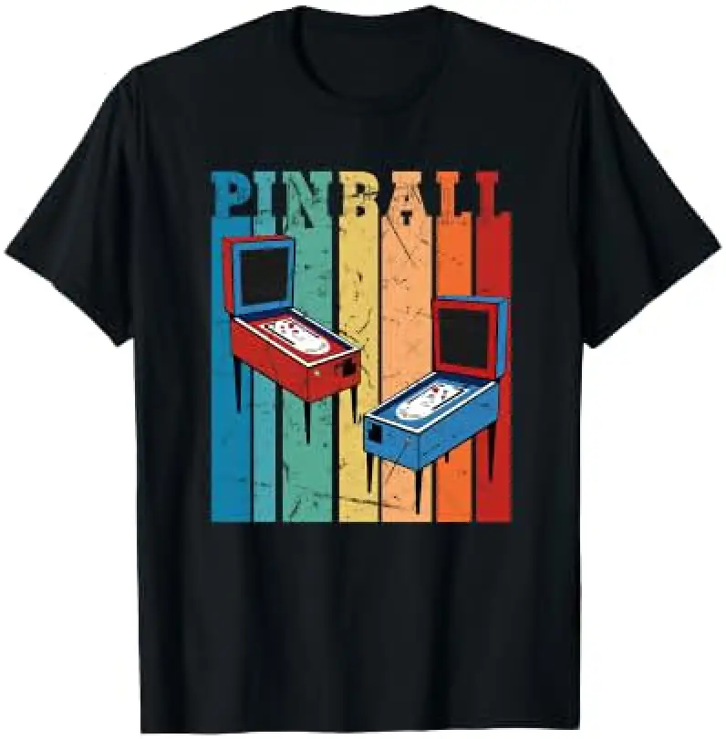 Pinball Retro Vintage Multiball Pinball Machine Arcade Game Premium Tri-blend T-Shirt