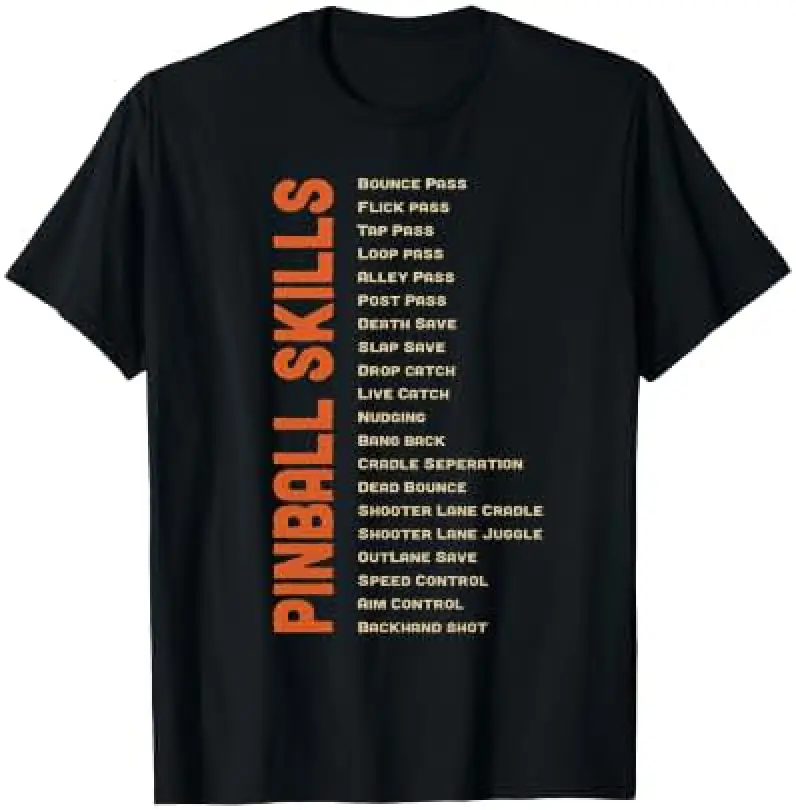 Pinball Skills - Pinball Skills - Retro Flipper Comfort Colors Adult Heavyweight T-Shirt