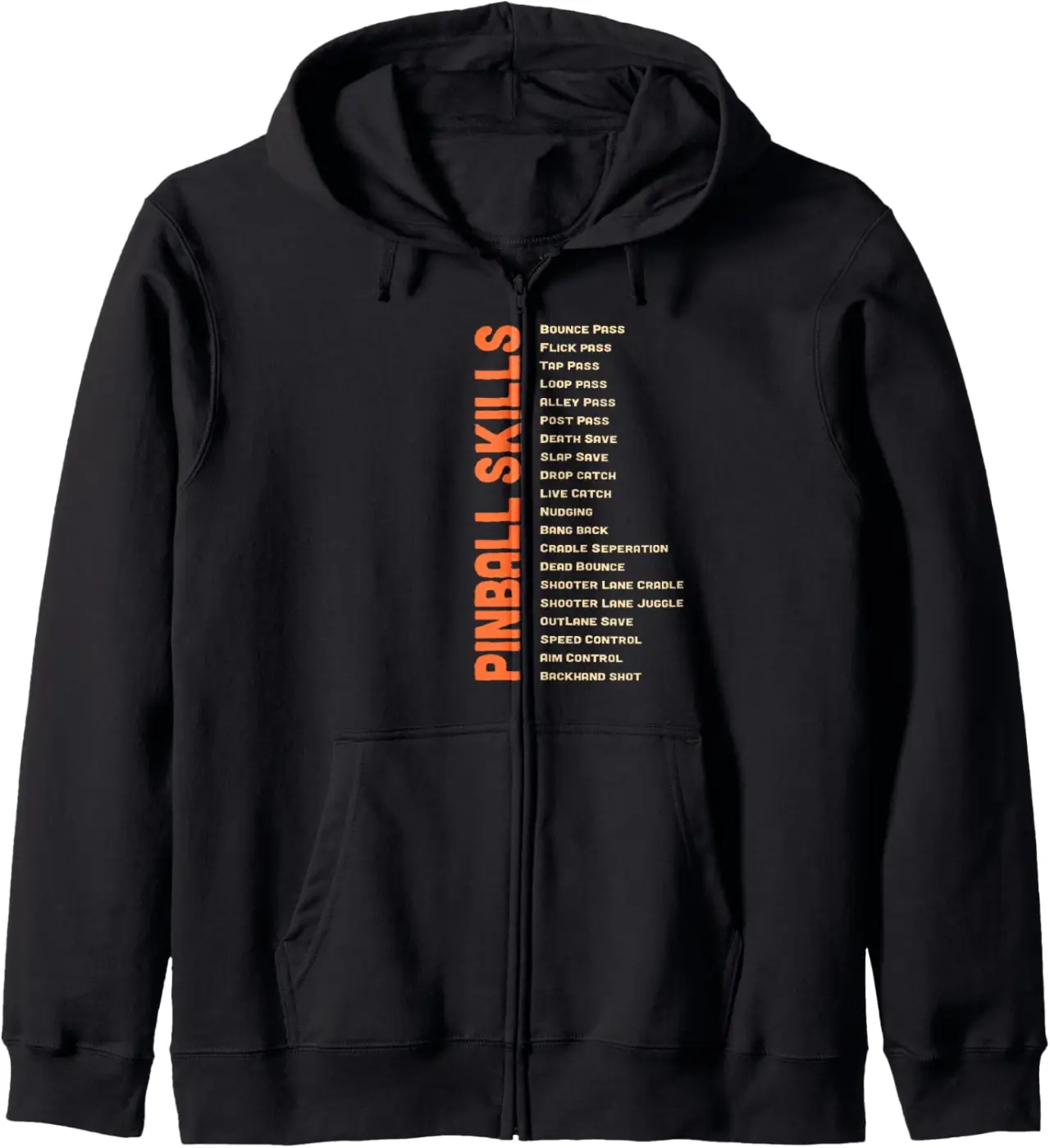 Pinball Skills - Retro Pinball Zip Hoodie