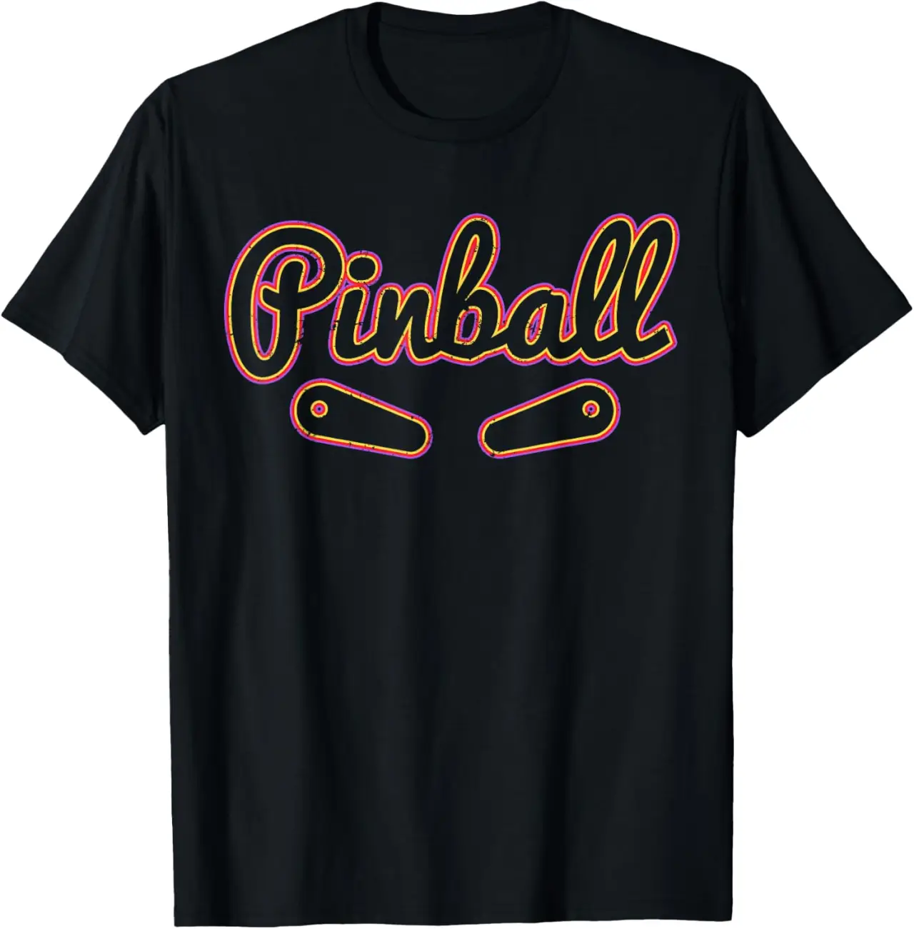 Pinball With Flippers Classic Retro Gift T-Shirt