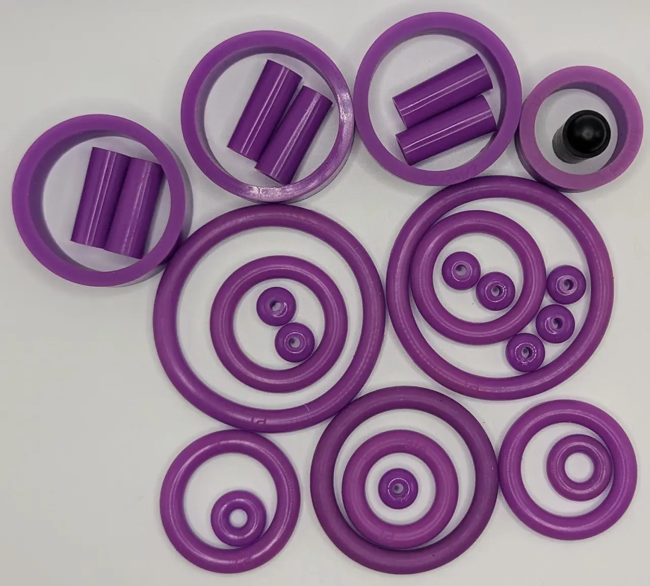Replacement Repair Rubber Silicone Ring Kit for Stern King Kong Pinball Machine, Purple