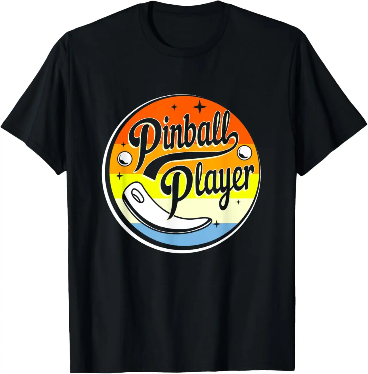 Retro Vintage Pinball Player Pinball Flipper T-Shirt