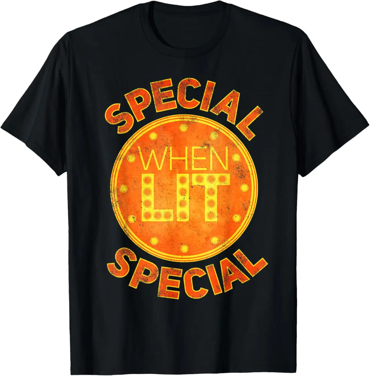Special When Lit - Funny Retro Pinball Gift T-Shirt