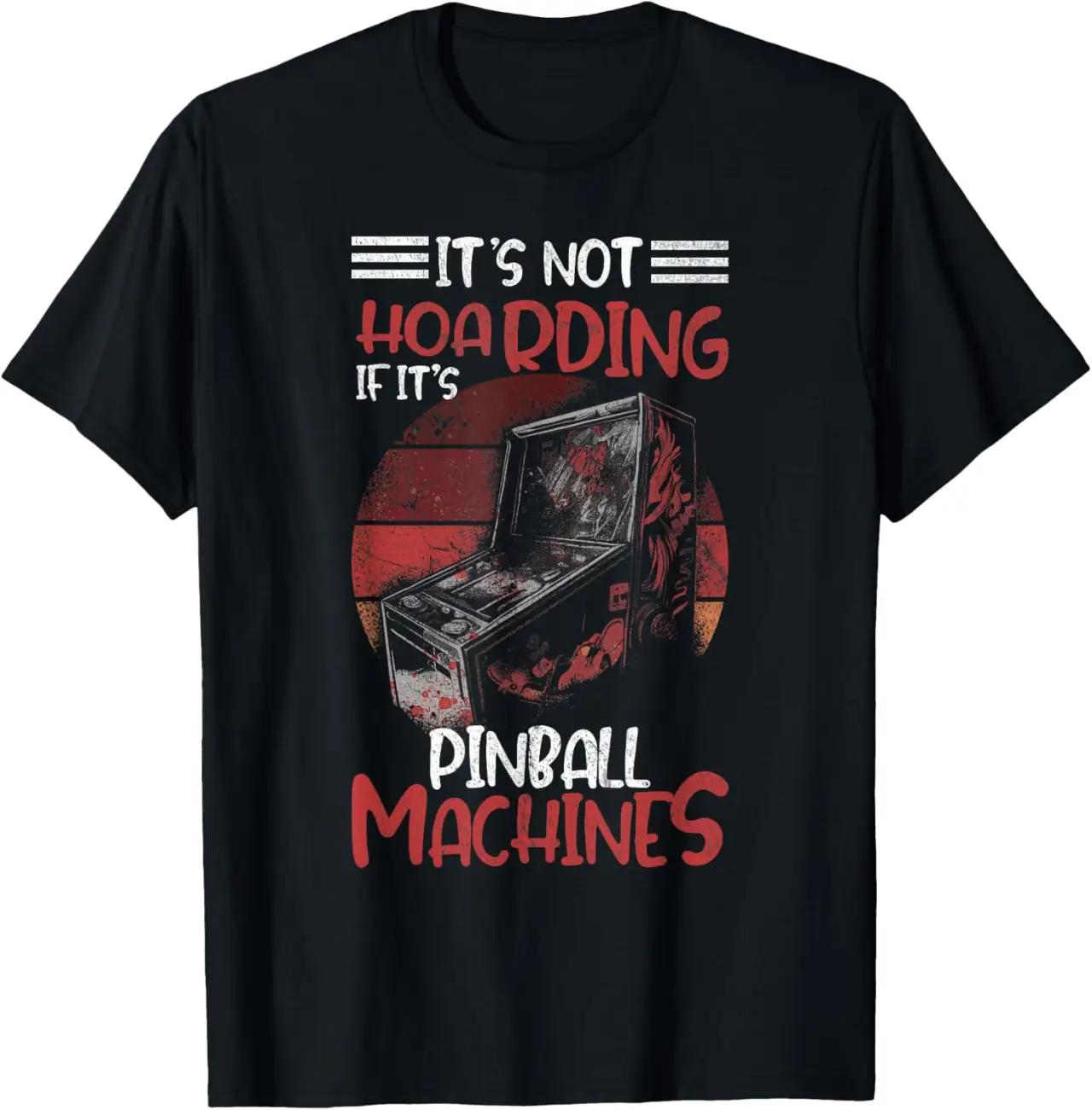 Vintage Pinball Machines funny Multiball Pinball Arcade Game T-Shirt