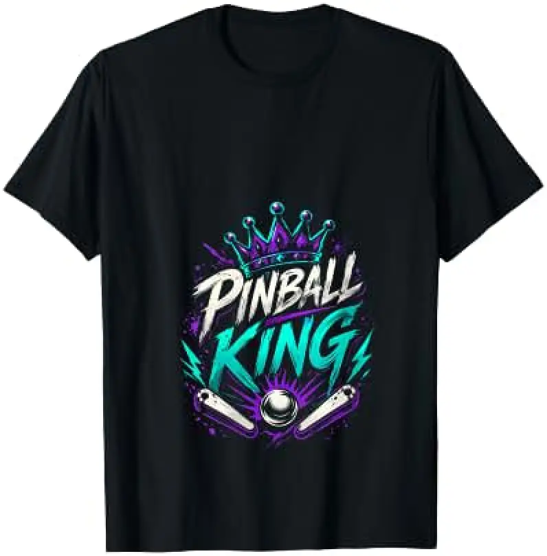 Women's Pinball King Machines Funny Arcade Game Lover Present Games V-Neck T-Shirt
