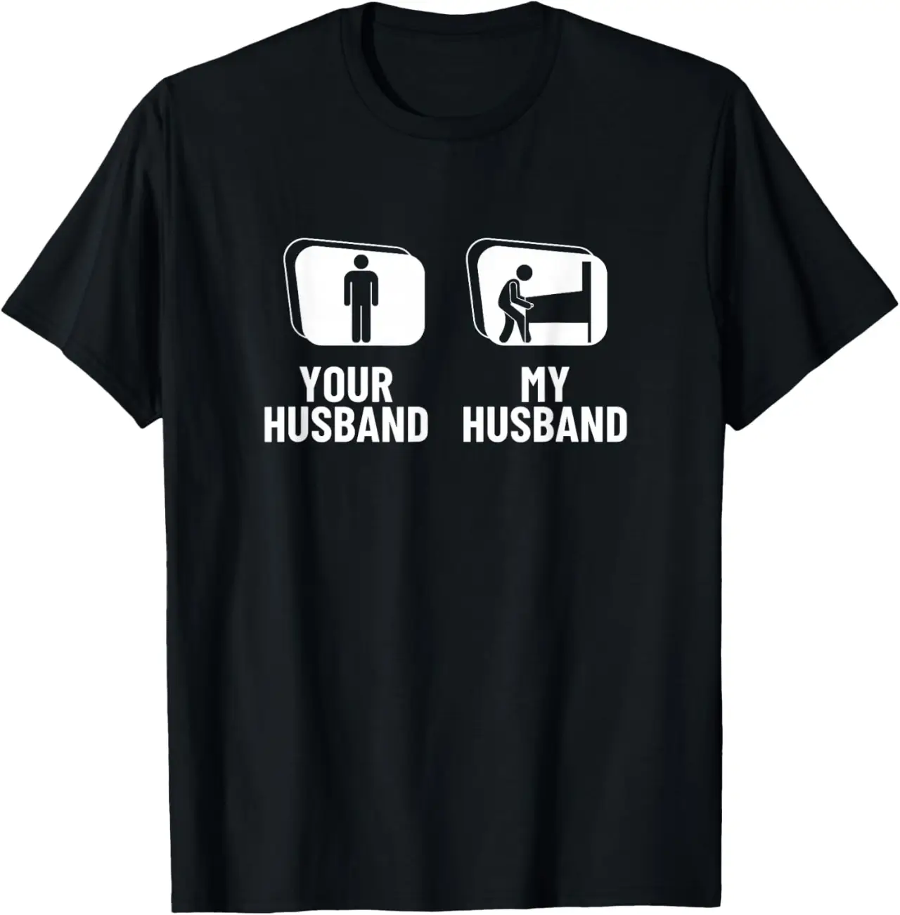 Your Husband My Husband Wife Funny Pinball T-Shirt