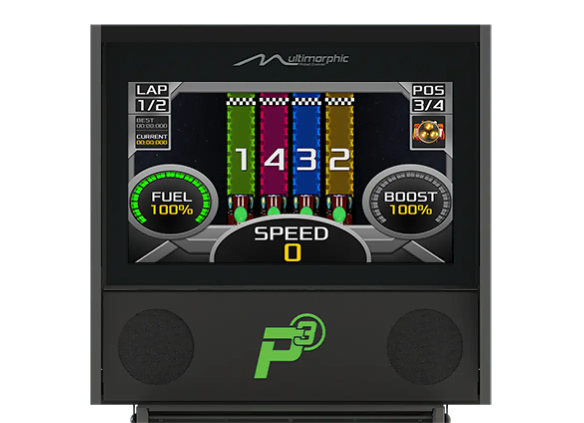 Cosmic Cart Racing official cabinet or playfield detail 4