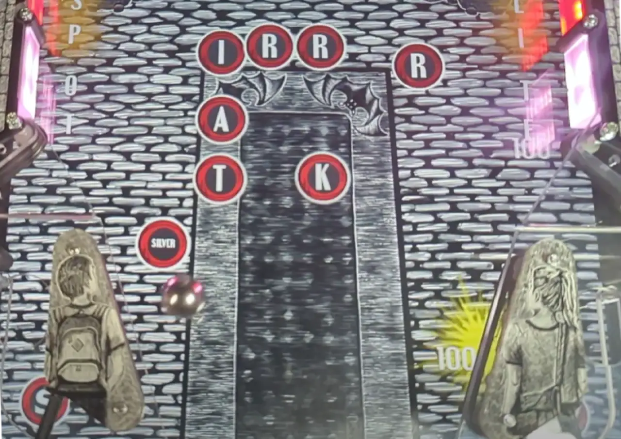 Drained official cabinet or playfield detail 3