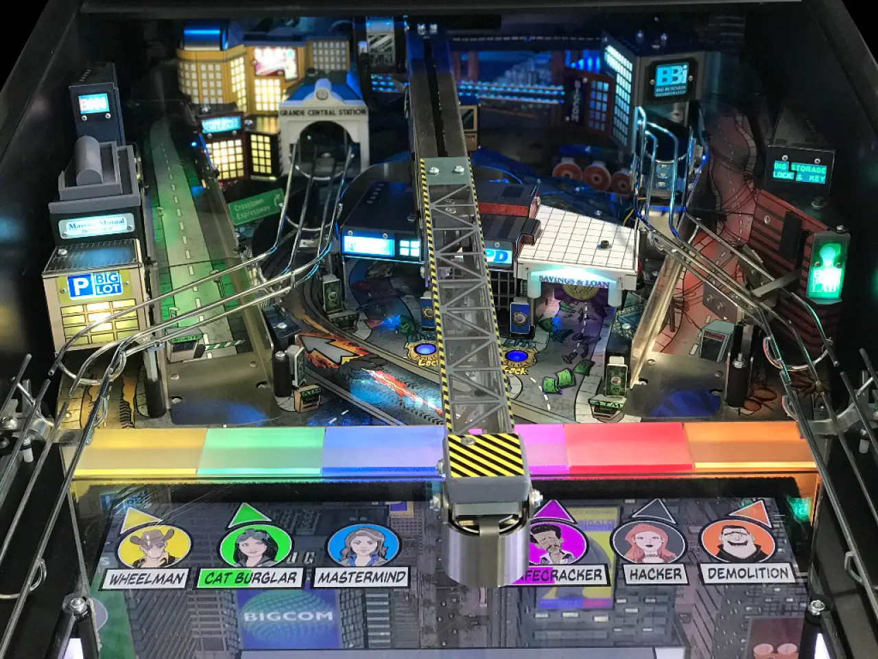 Heist official cabinet or playfield detail 2