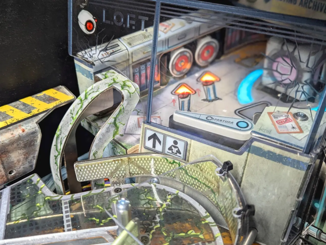 Portal official cabinet or playfield detail 3