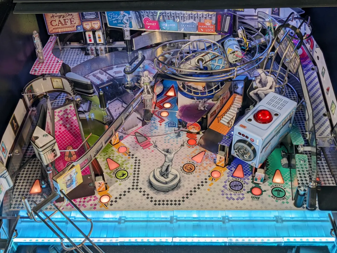 Weird Al's Museum of Natural Hilarity official cabinet or playfield detail 2