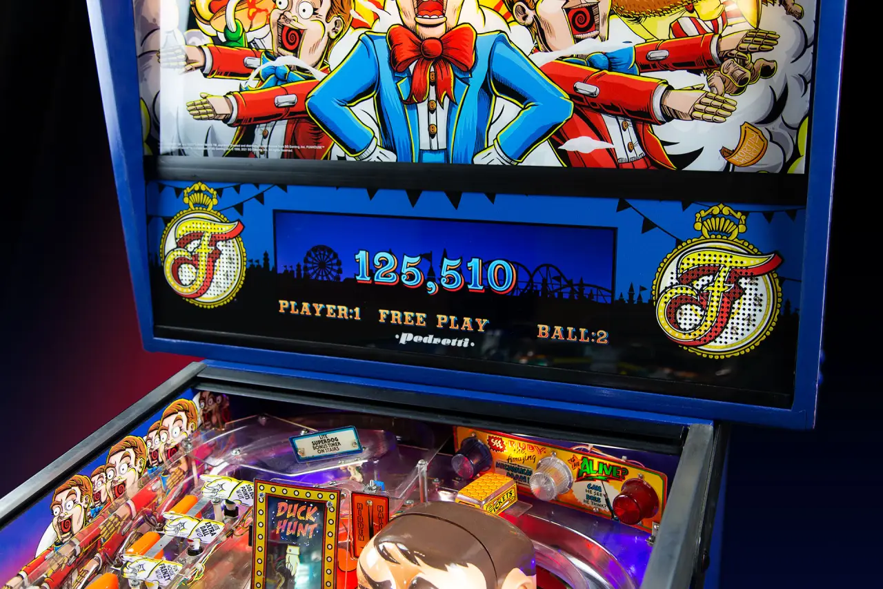 FunHouse Rudy's Nightmare Pinball Kit official cabinet or playfield detail 2