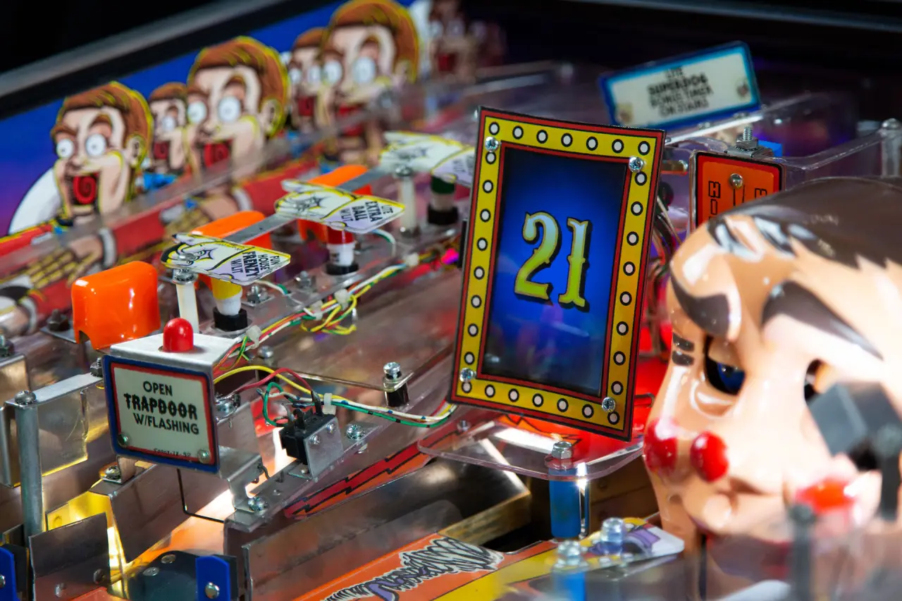 FunHouse Rudy's Nightmare Pinball Kit official cabinet or playfield detail 4