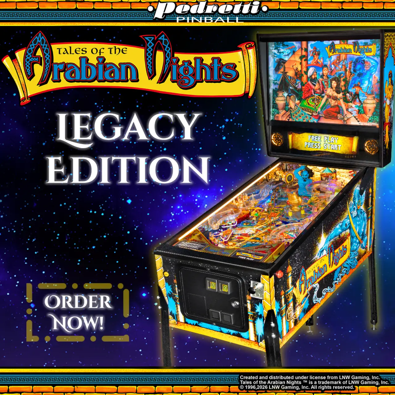 Tales of the Arabian Nights Remake by Pedretti Gaming