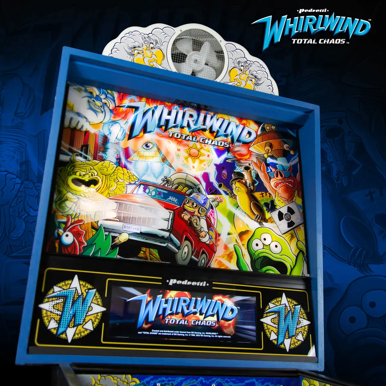 Whirlwind Total Chaos Pinball Kit official cabinet or playfield detail 3