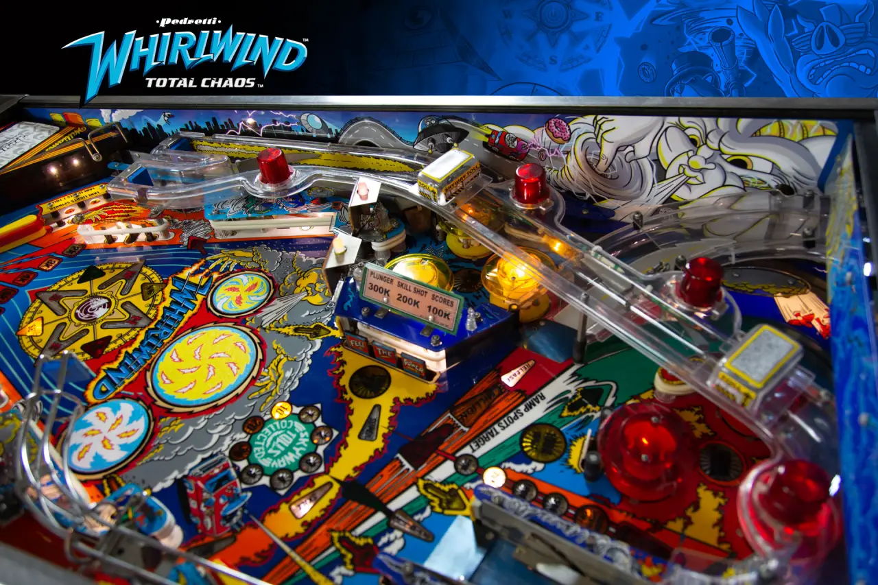 Whirlwind Total Chaos Pinball Kit official cabinet or playfield detail 4