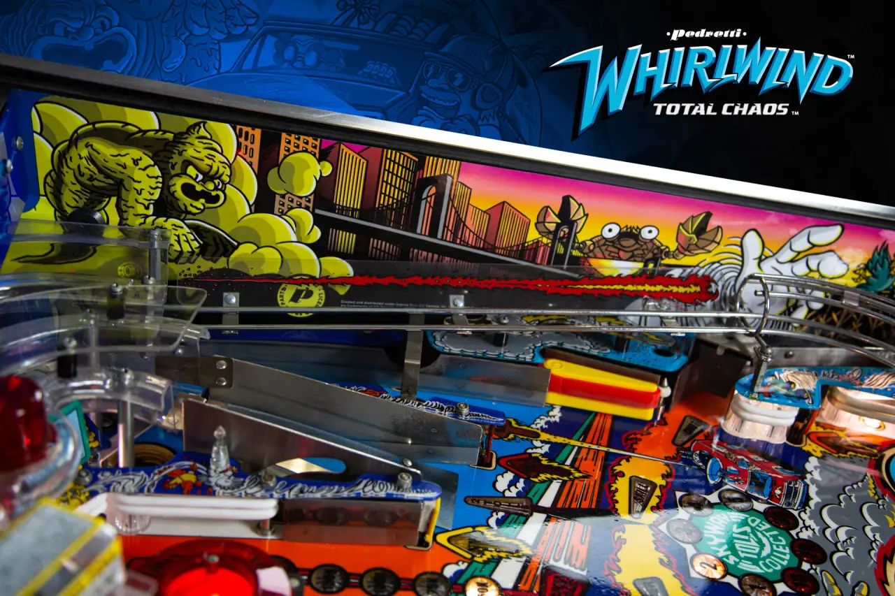 Whirlwind Total Chaos Pinball Kit official cabinet or playfield detail 5