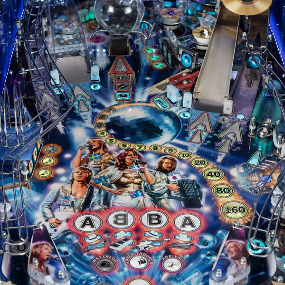ABBA Pinball official cabinet or playfield detail 4