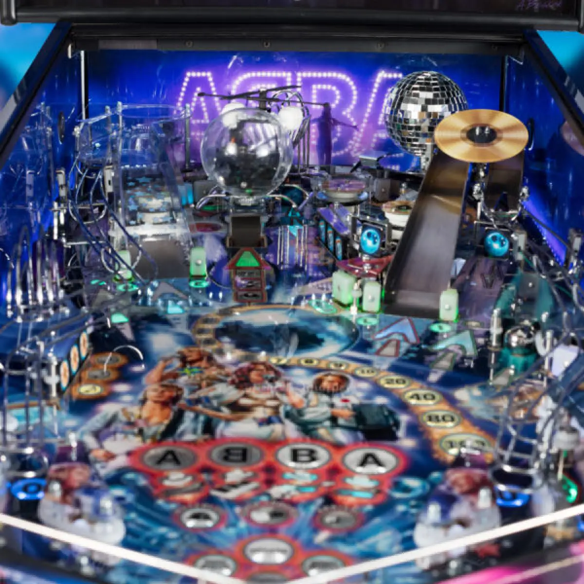 ABBA Pinball official cabinet or playfield detail 3