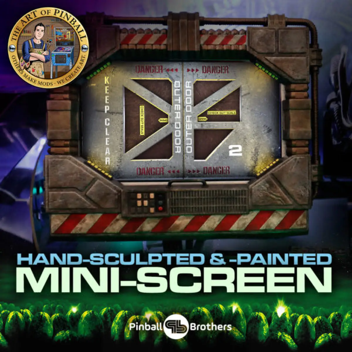Alien Pinball official cabinet or playfield detail 2