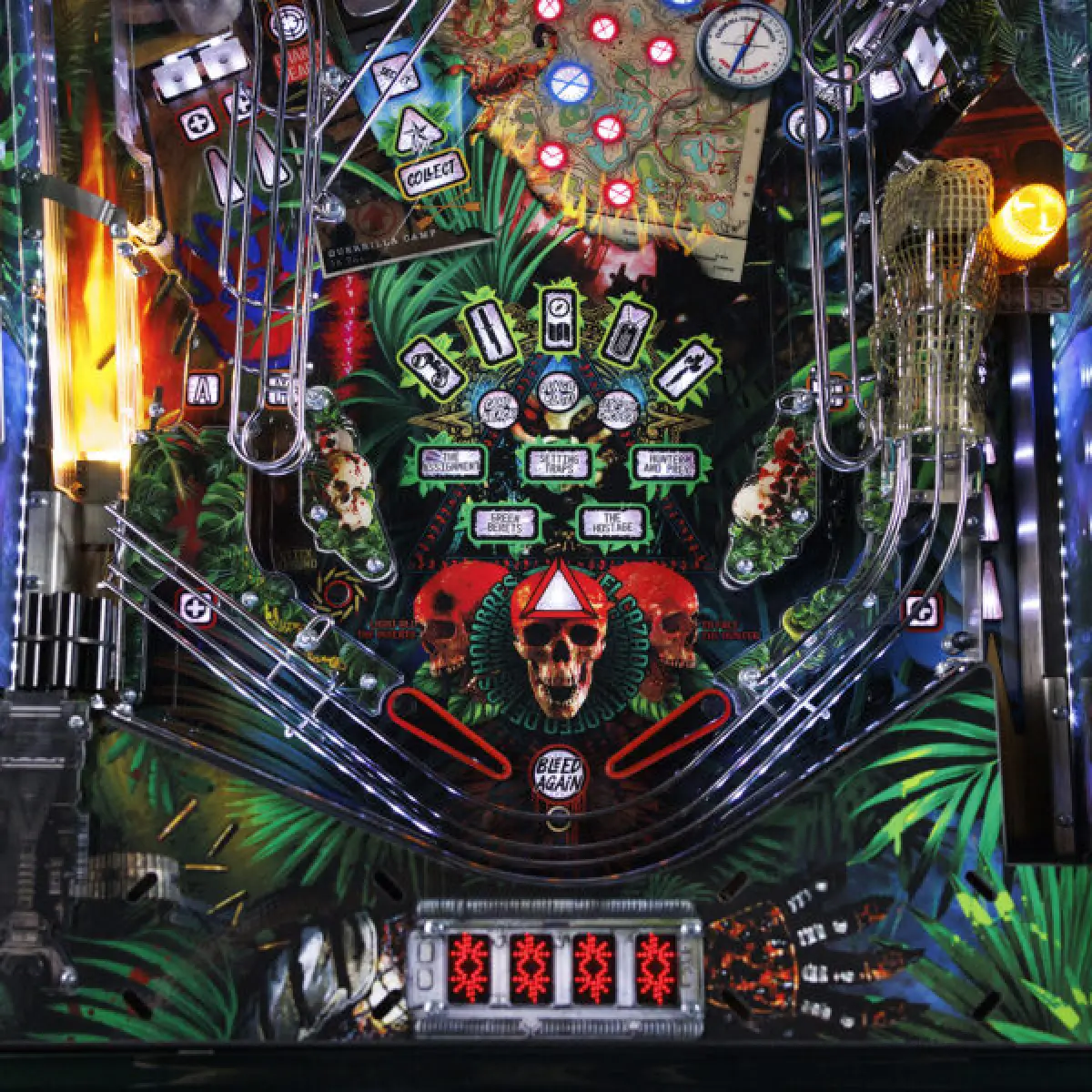 The Predator Pinball official cabinet or playfield detail 3