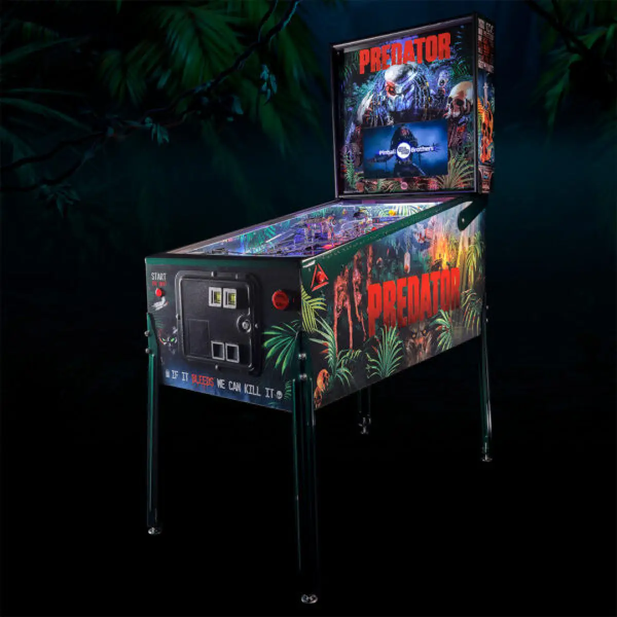 The Predator Pinball official cabinet or playfield detail 1