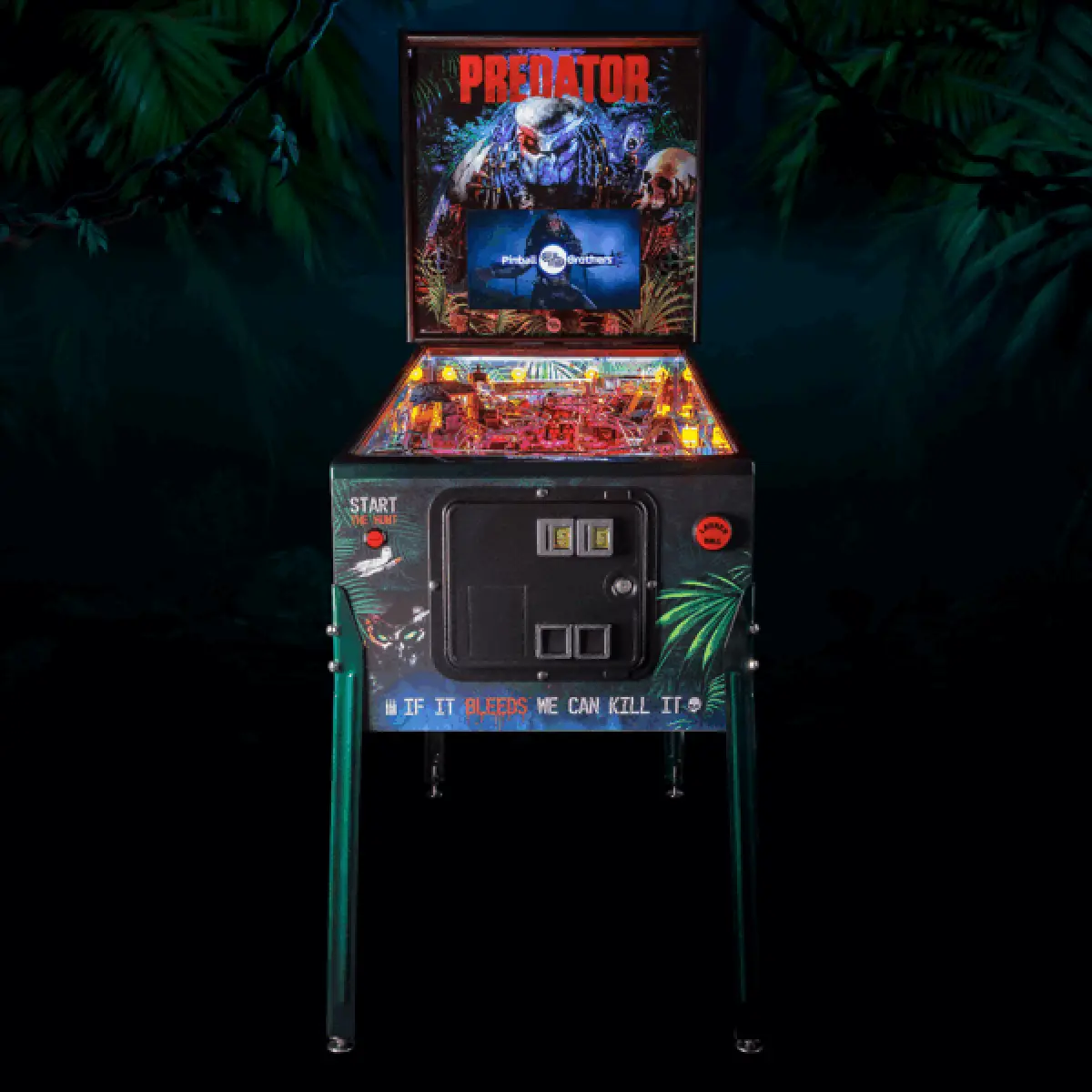 The Predator Pinball official cabinet or playfield detail 2