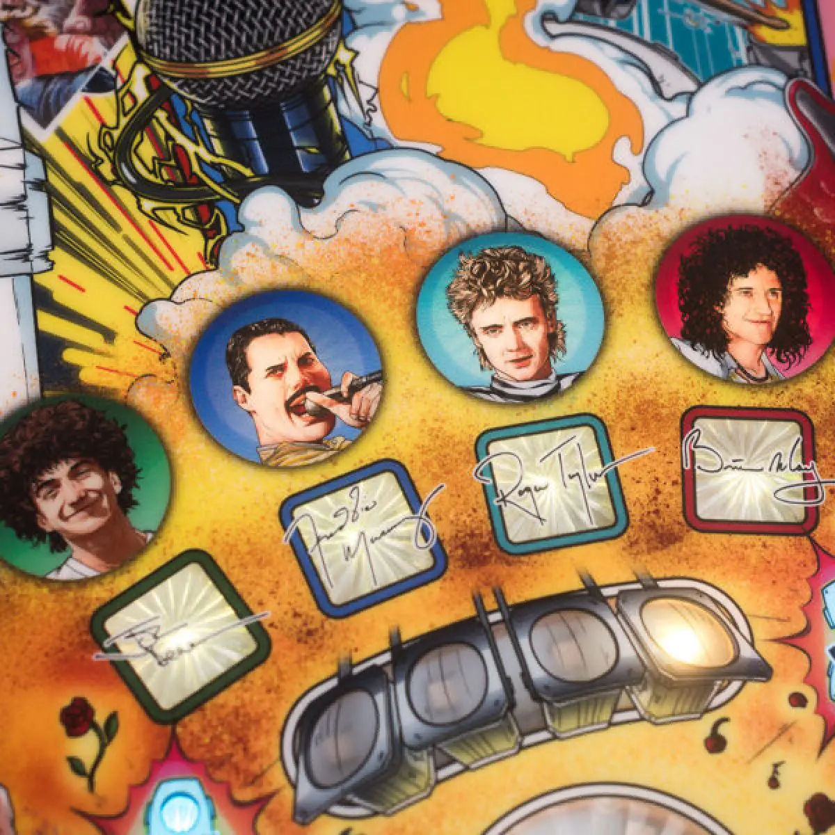 Queen Pinball official cabinet or playfield detail 4