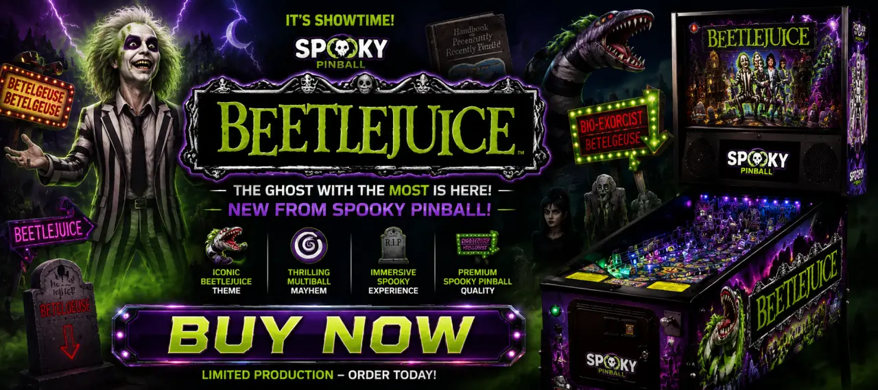 Beetlejuice pinball machine