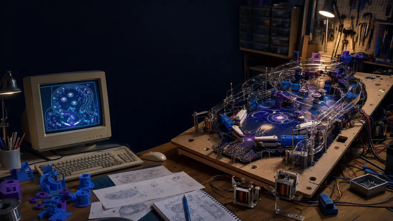 Someone Is Building a Real Space Cadet Pinball Machine