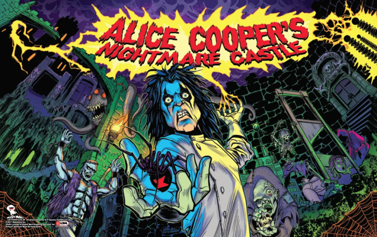 Alice Cooper's Nightmare Castle by Spooky Pinball