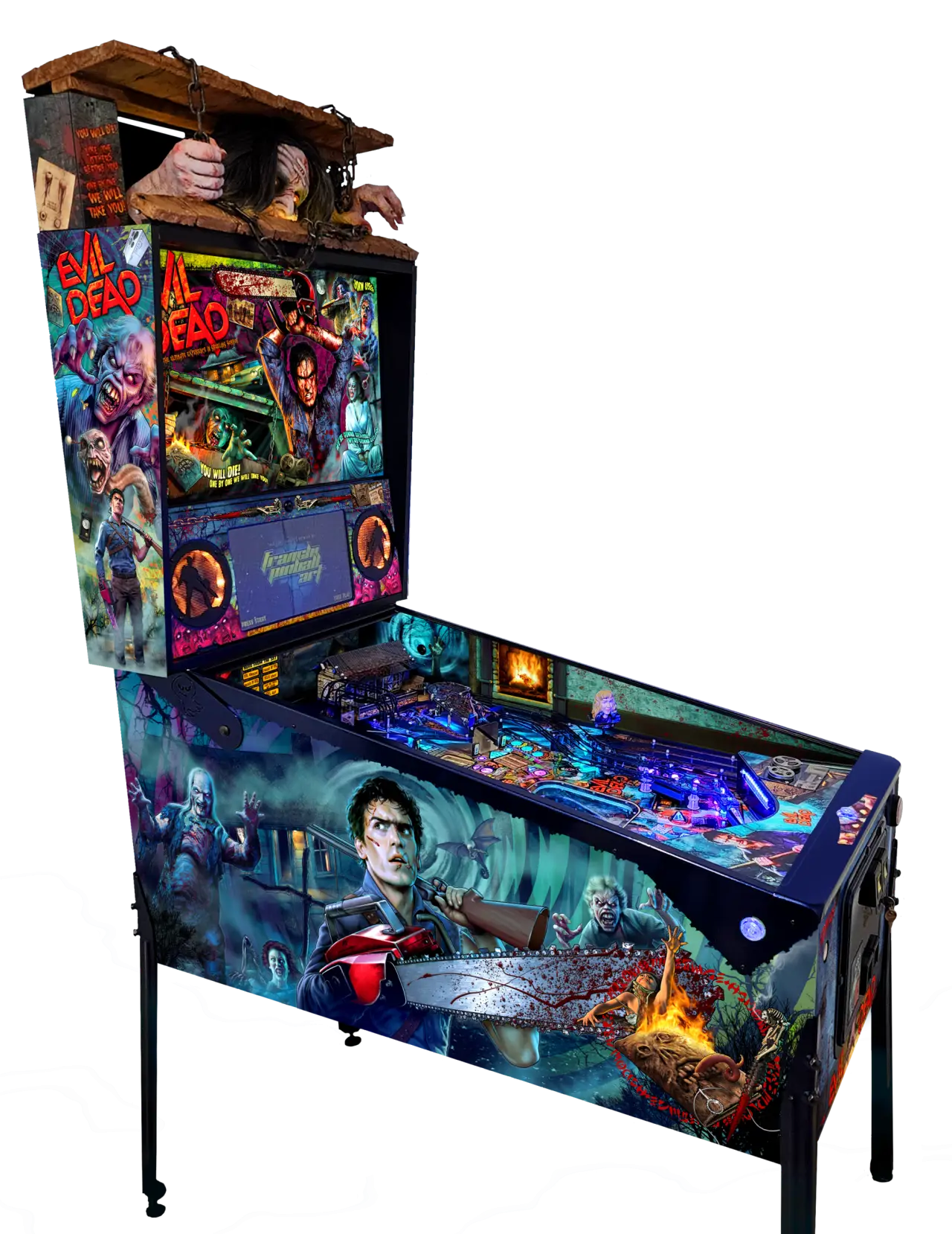 Evil Dead 2 official cabinet or playfield detail 2