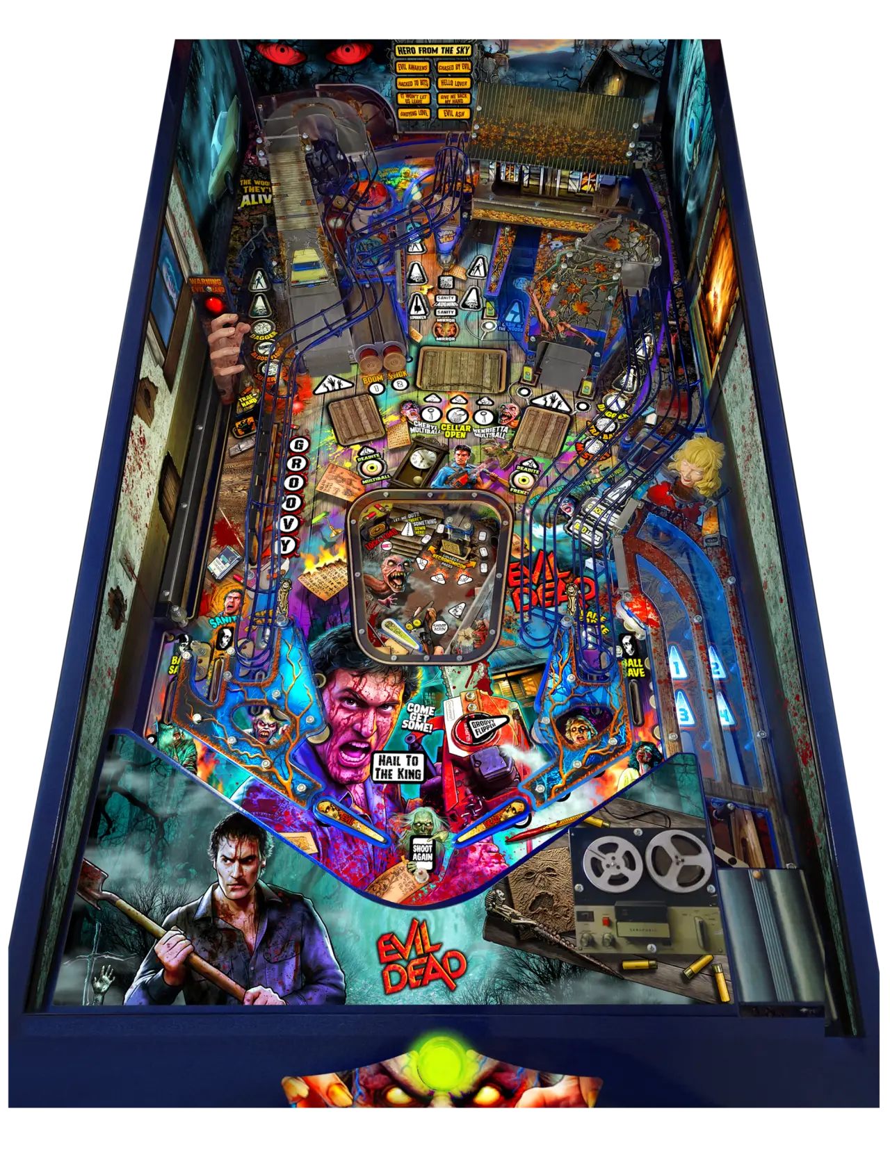 Evil Dead 2 official cabinet or playfield detail 3
