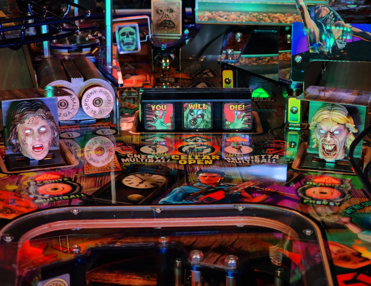Evil Dead 2 official cabinet or playfield detail 5