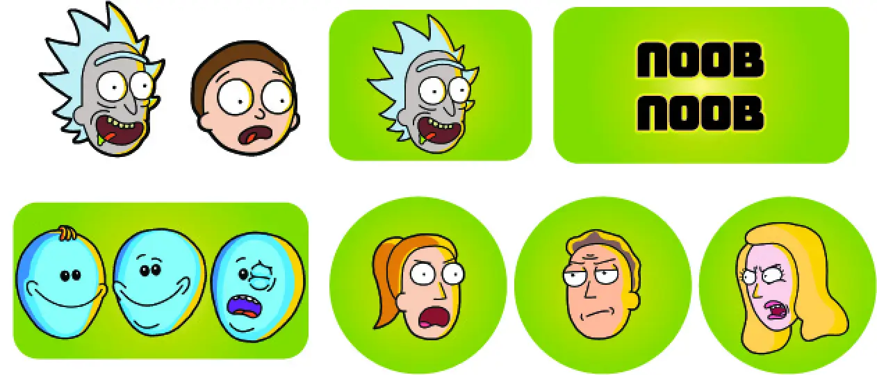 Rick and Morty official cabinet or playfield detail 3