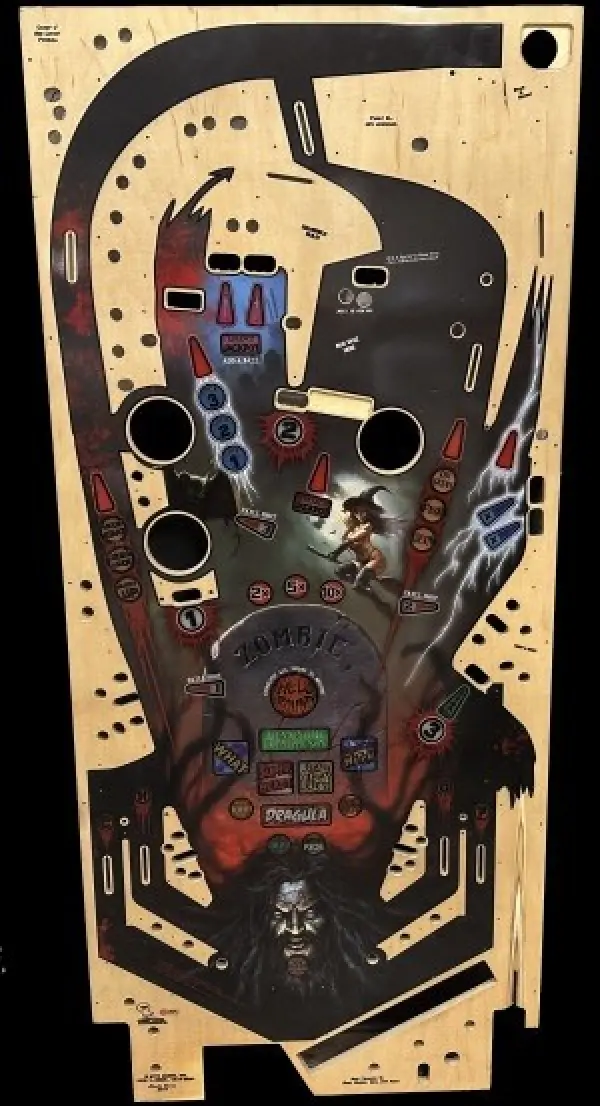Rob Zombie's Spookshow International official cabinet or playfield detail 2
