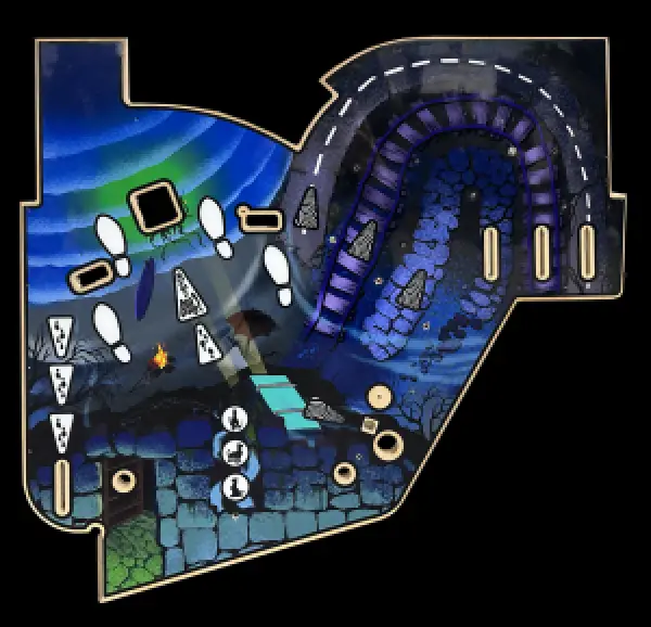 Scooby-Doo, Where Are You! official cabinet or playfield detail 6