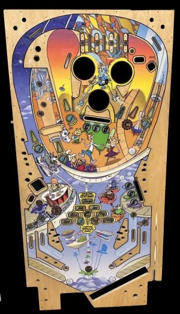The Jetsons official cabinet or playfield detail 2