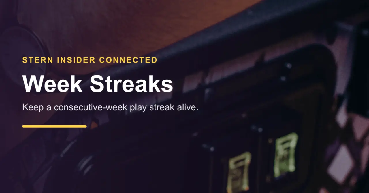 Editorial banner for Stern Insider Connected Week Streaks over official connected-play photography