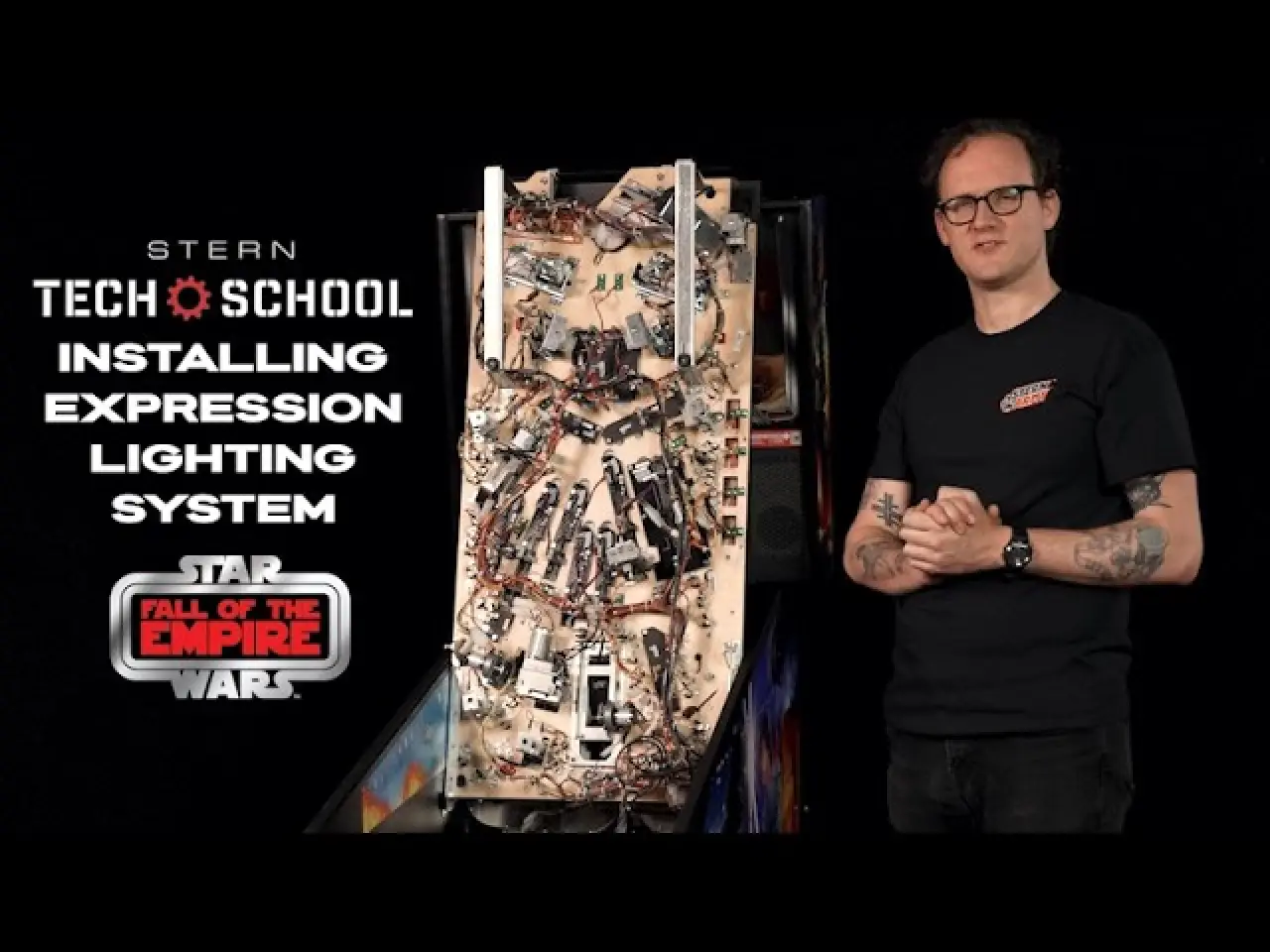 Stern Tech School: Installing Expression Lighting System on Star Wars: Fall of the Empire Pinball video thumbnail