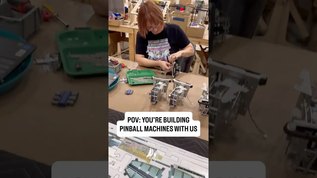 Take a quick trip through the Multimorphic #pinball factory! #gaming video thumbnail