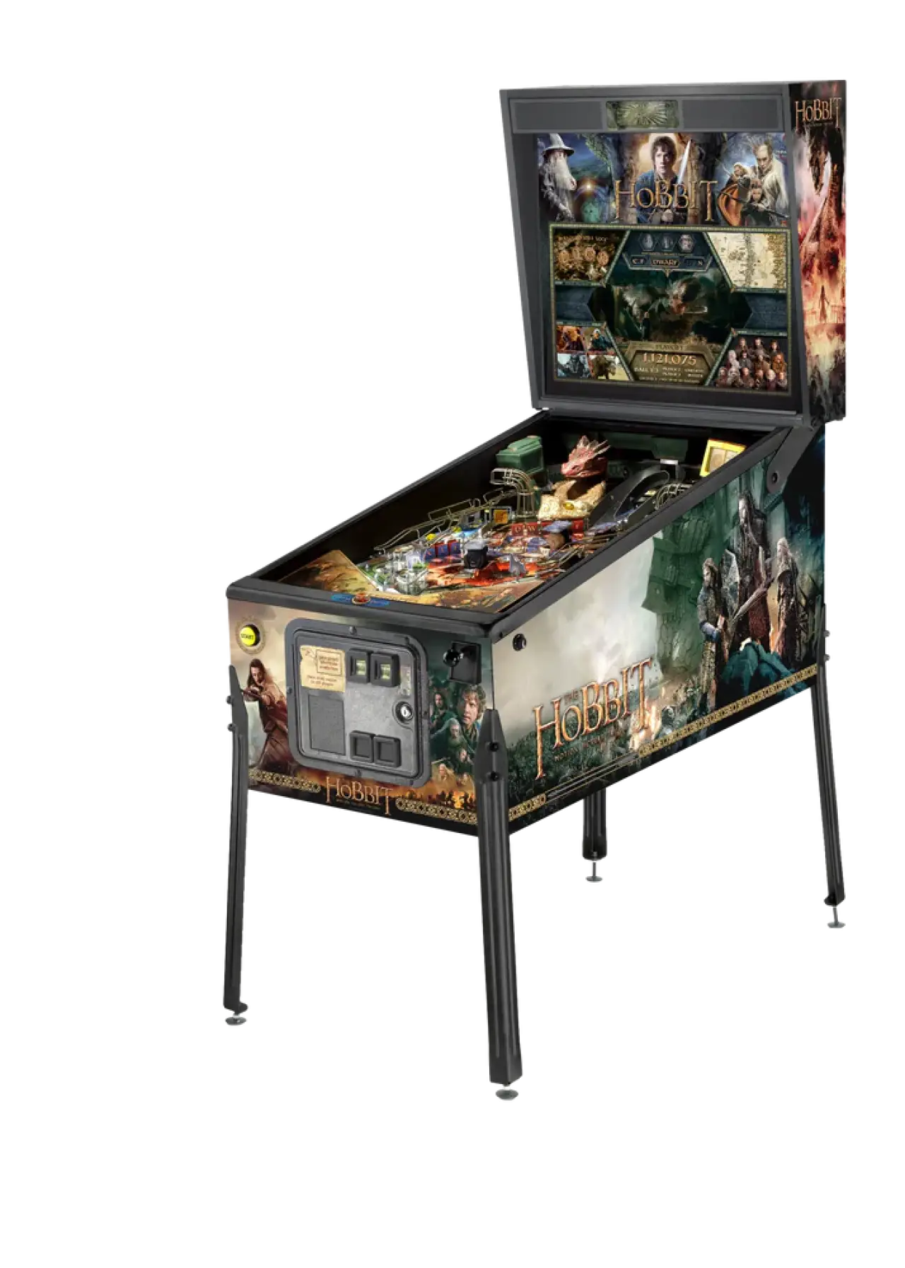 The Hobbit pinball official cabinet or playfield detail 1