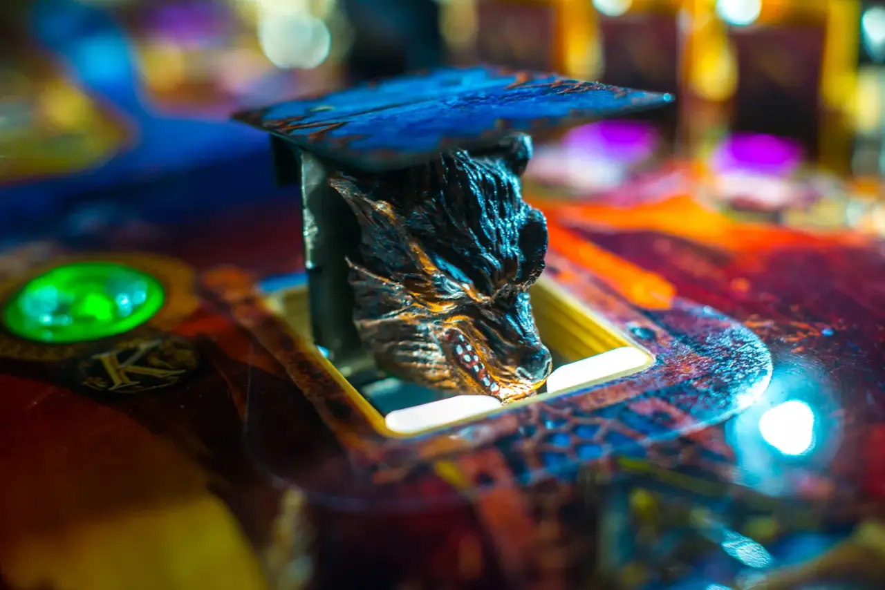 The Hobbit pinball official cabinet or playfield detail 3