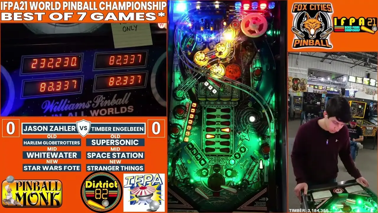 TIMBER ENGELBEEN VS JASON ZAHLER | IFPA21 WORLD PINBALL CHAMPIONSHIP SEMIFINALS video thumbnail