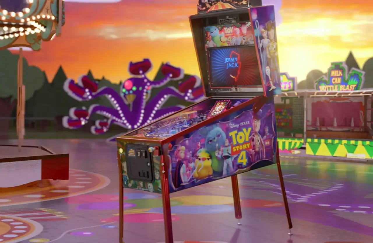 Toy Story 4 pinball official cabinet or playfield detail 3