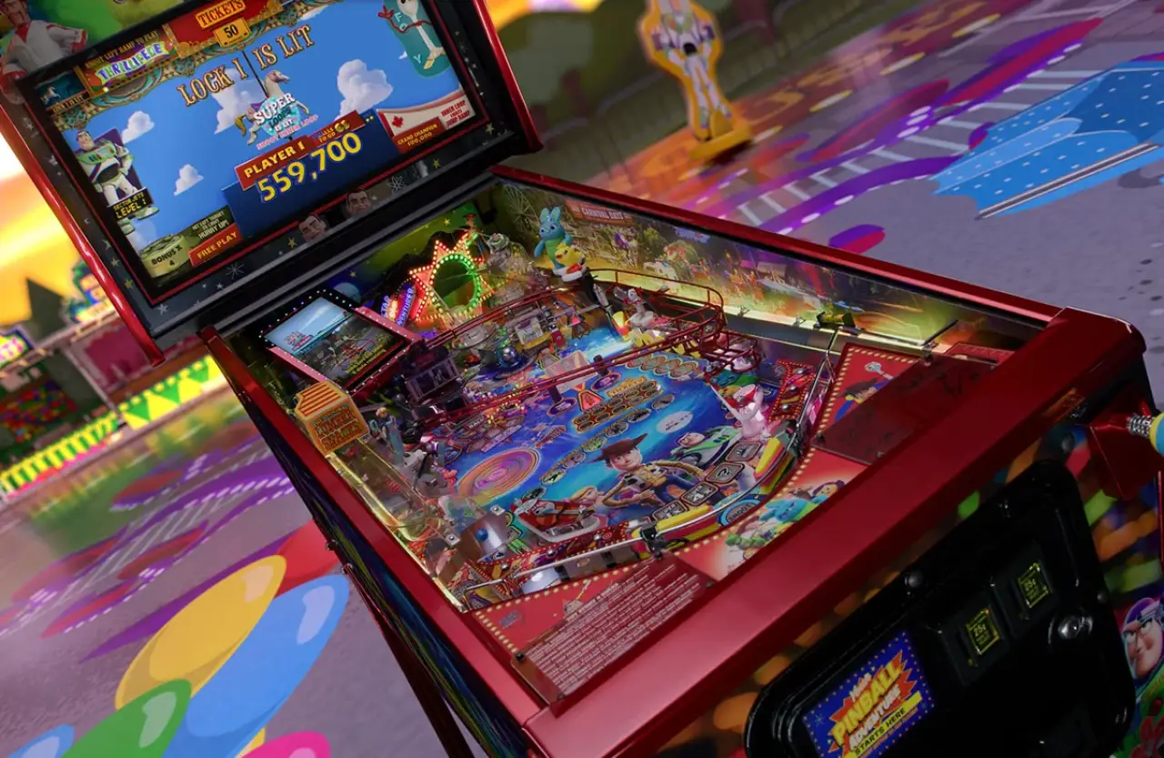 Toy Story 4 pinball official cabinet or playfield detail 4