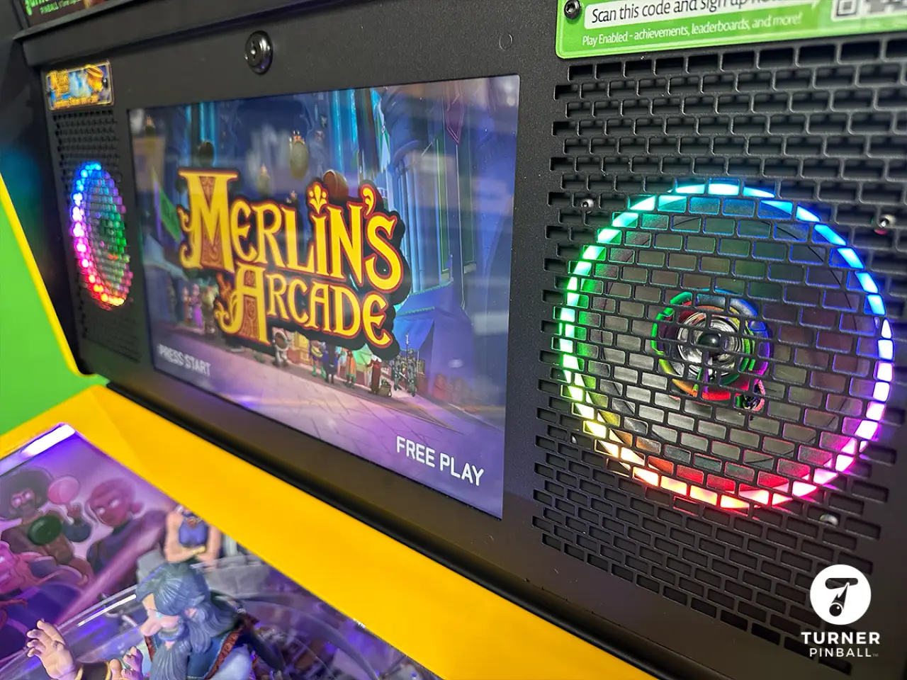 Merlin's Arcade official cabinet or playfield detail 3